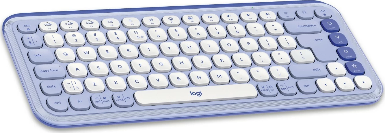 Tastierë Logitech POP Icon Keys Mini, Wireless, Bluetooth, Lilac