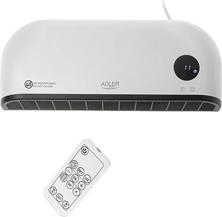 Perde ajri Adler AD 7751, 2000 W, e bardhë/zezë