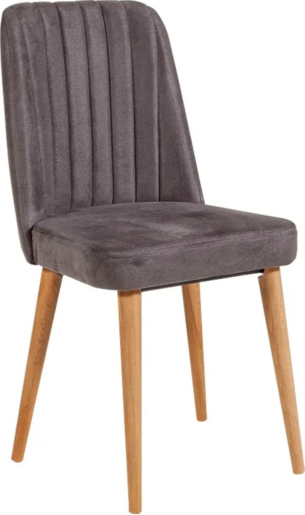 Tavolinë me karrige për ngrënie, e zgjatshme, 5 copë, Skye Decor Vina 1501, ngjyrë Atlantic Pine, antracit