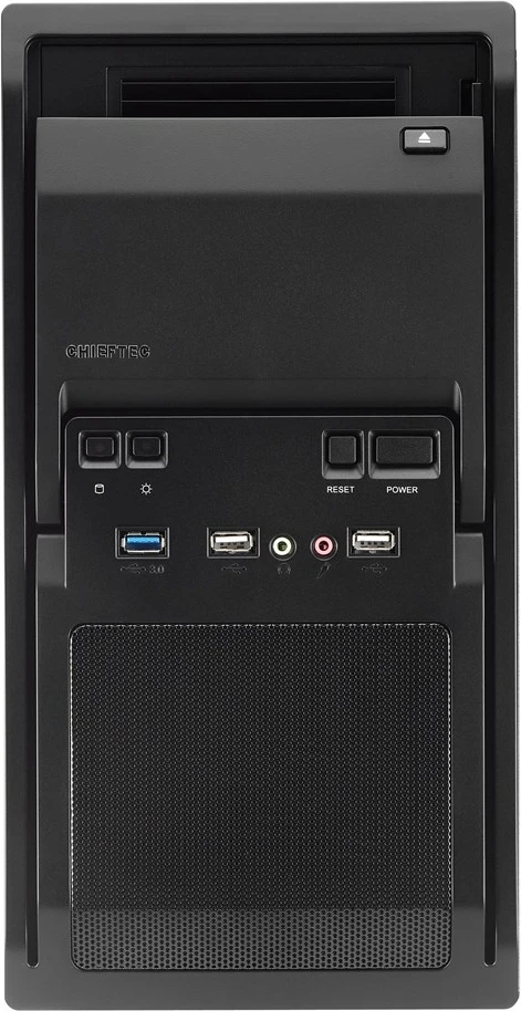 Kasë Kompjuteri Chieftec LT-01B-350GPB, Mini Tower, e Zezë