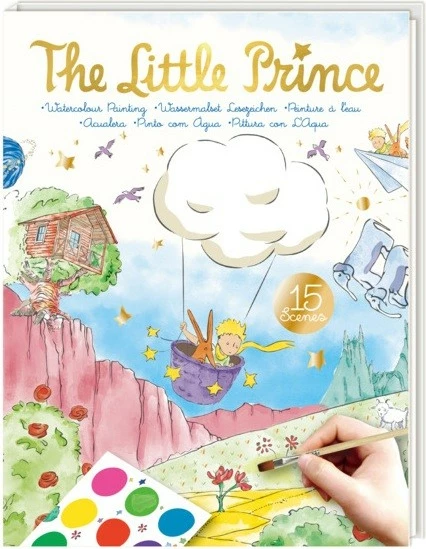 Set pikturimi me akuarel The Little Prince, MG DYSTRYBUCJA, 15 faqe, 8 ngjyra, me furçë
