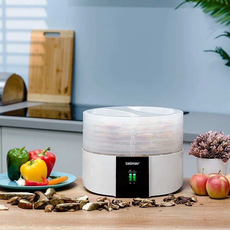 Pajisje për tharjen e ushqimit Zelmer ZFD1010, e bardhë