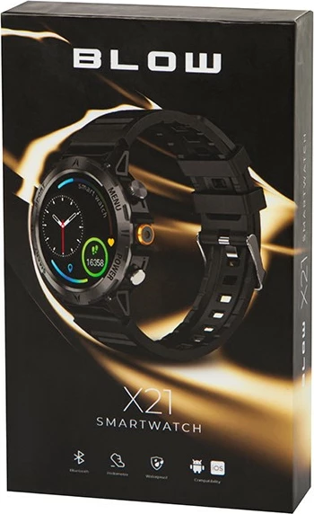 Smartwatch BLOW X21, Bluetooth, 1.75", 330mAh, i zi