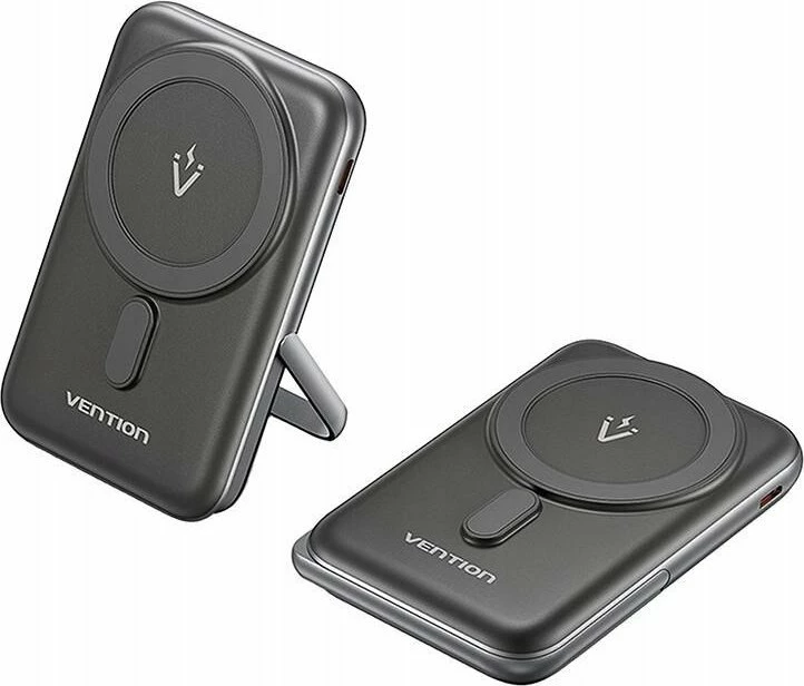 Powerbank Vention FHNB0 10000mAh 20W me karikim magnetik pa kabllo, i zi
