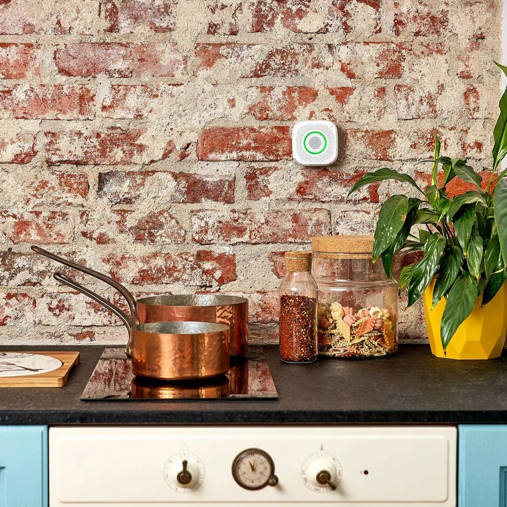 Detektor gazi Shelly GAS, Wi-Fi, 70 dB, i bardhë