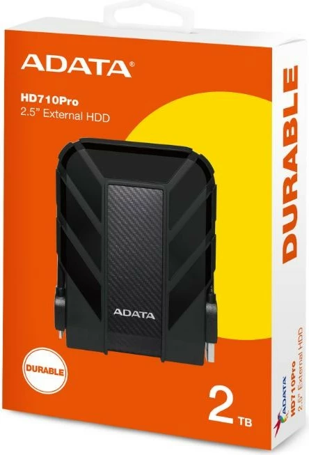 Hard disk i jashtëm Adata DashDrive Durable HD710, 2TB, 2.5'', USB 3.1, Zi