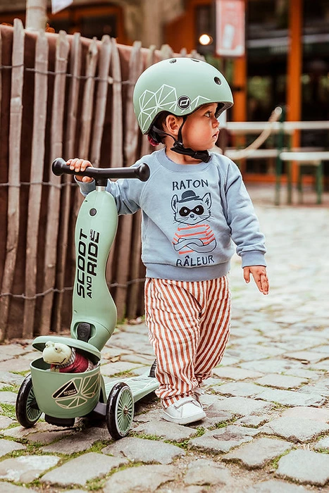 Trotinet Scoot and Ride Highwaykick 1 Lifestyle - Green lines