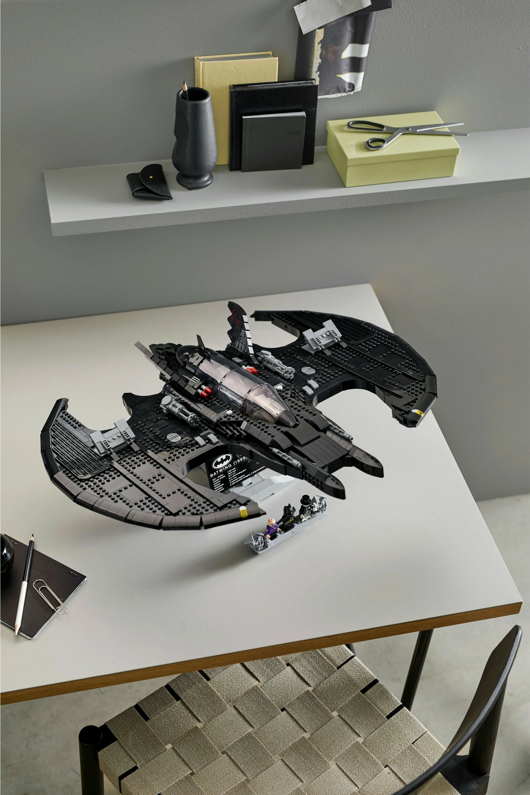 Set ndërtimi LEGO DC Comics Super Heroes 1989 Batwing, 2363 copë, plastikë, shumëngjyrësh