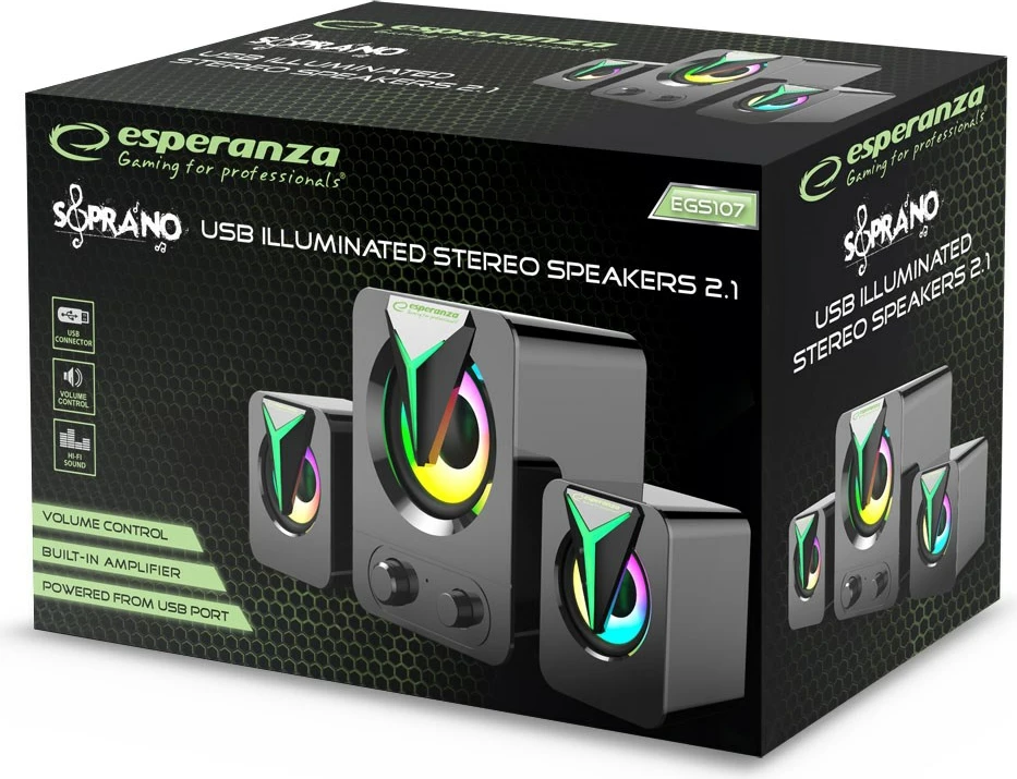 Altoparlant Esperanza EGS107, 5 W, i zi 