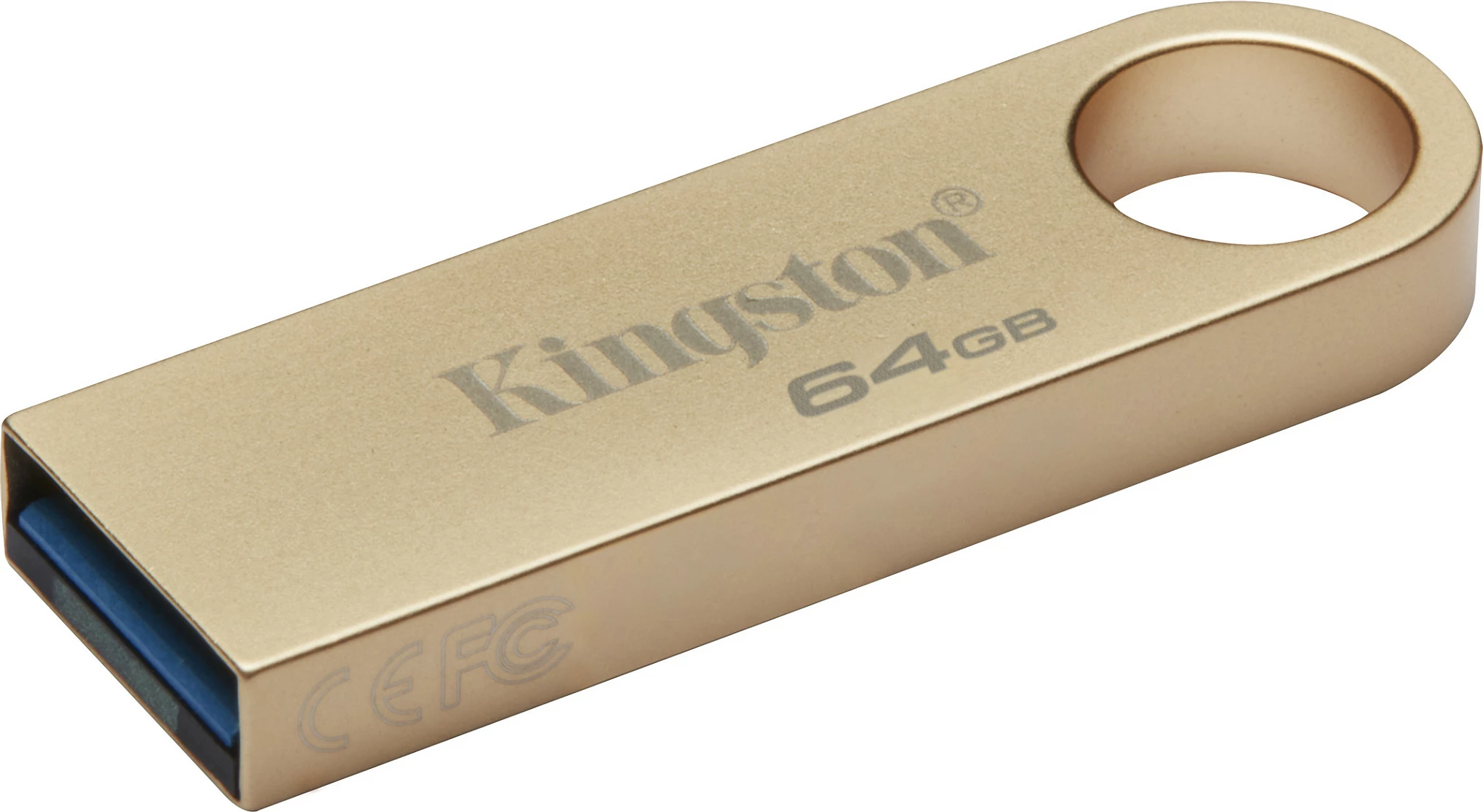 USB Kingston 64GB USB 3.2, ngjyrë e artë