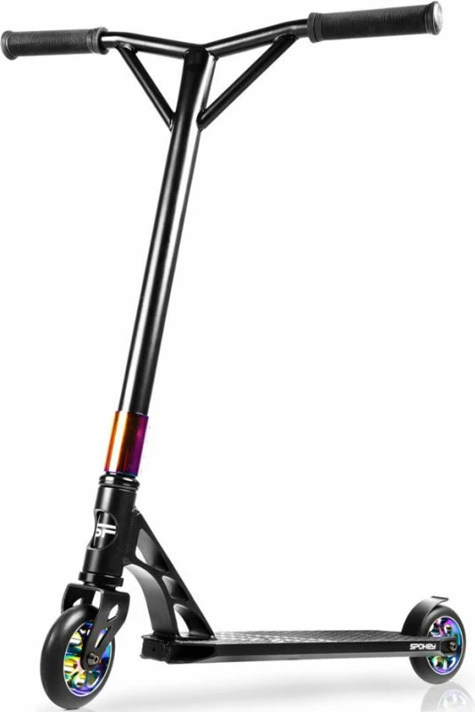 Scooter Spokey Fastplant 924731 për meshkuj dhe femra, ngjyrë e zezë