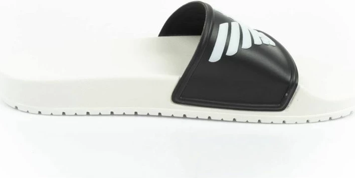 Flip-flopa për meshkuj Emporio Armani, të bardha dhe të zeza