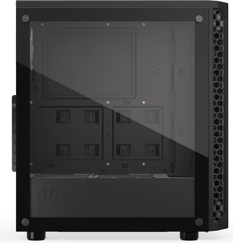 Kasë Endorfy Signum 300 ARGB, Midi Tower, xham i fortë, 4 ventilatorë ARGB, e zezë
