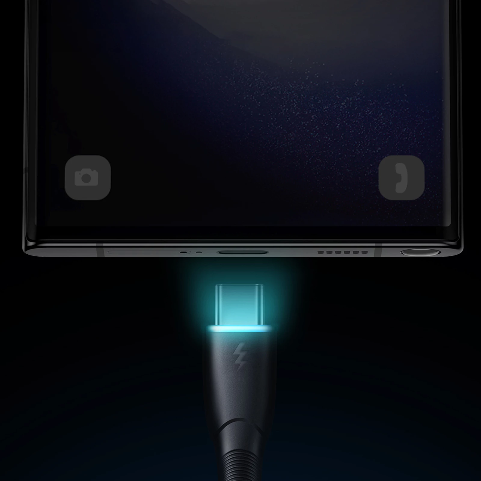 Kabllo Joyroom Starry Series SA32-AC3, USB-A në USB-C, 1m, 3A, e zezë