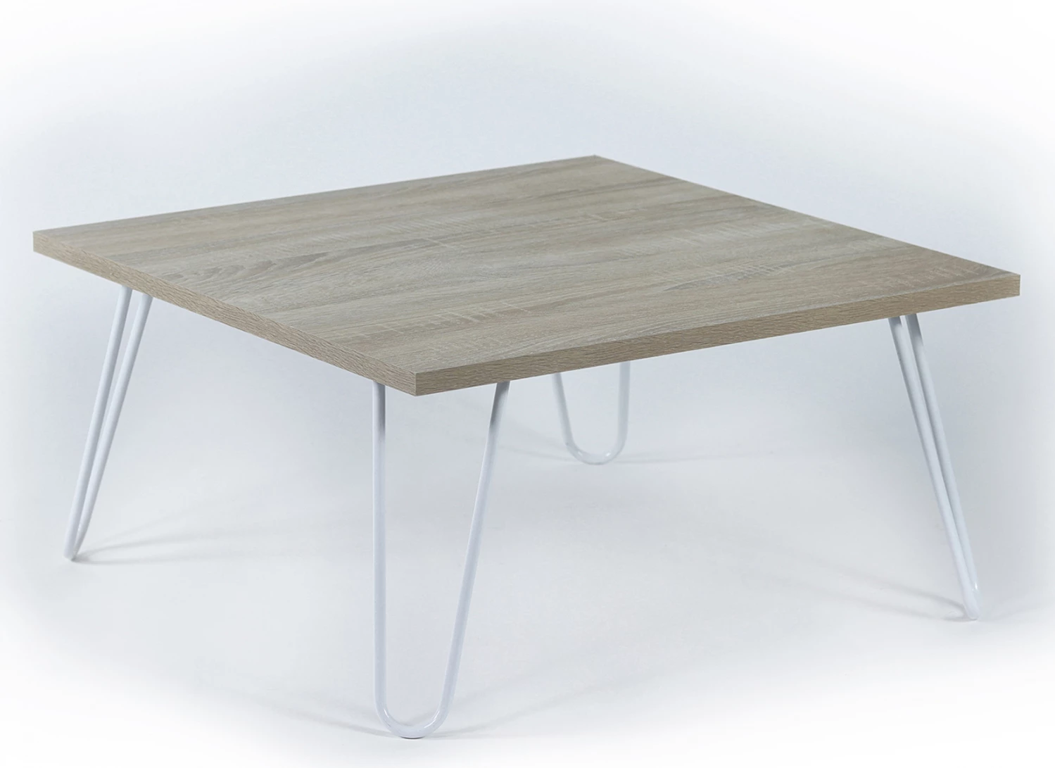 Tavolinë kafeje DIANE FH9180.01 sonama e bardhë 60x60x29Y cm