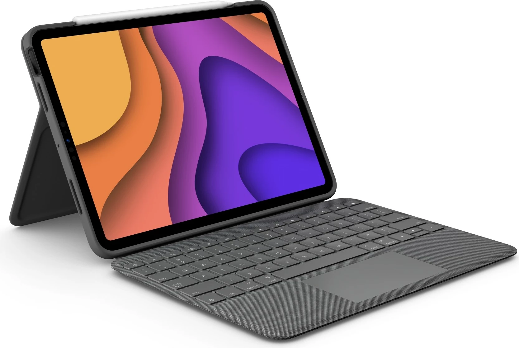 Tastierë me mbështjellës Logitech Folio Touch për iPad Air 4th Gen, gri