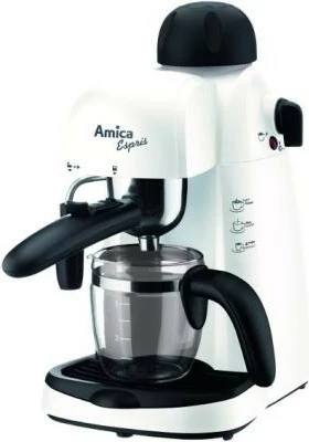 Aparat espresso Amica Espris CD1011, manual, 0.25L, i bardhë/zi