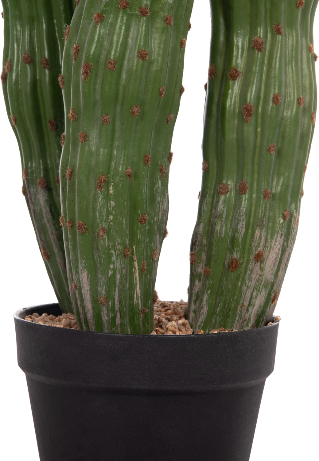 Bimë dekorative sintetike në vazo, lloj kaktusi, FH4747, 17.5x115cm