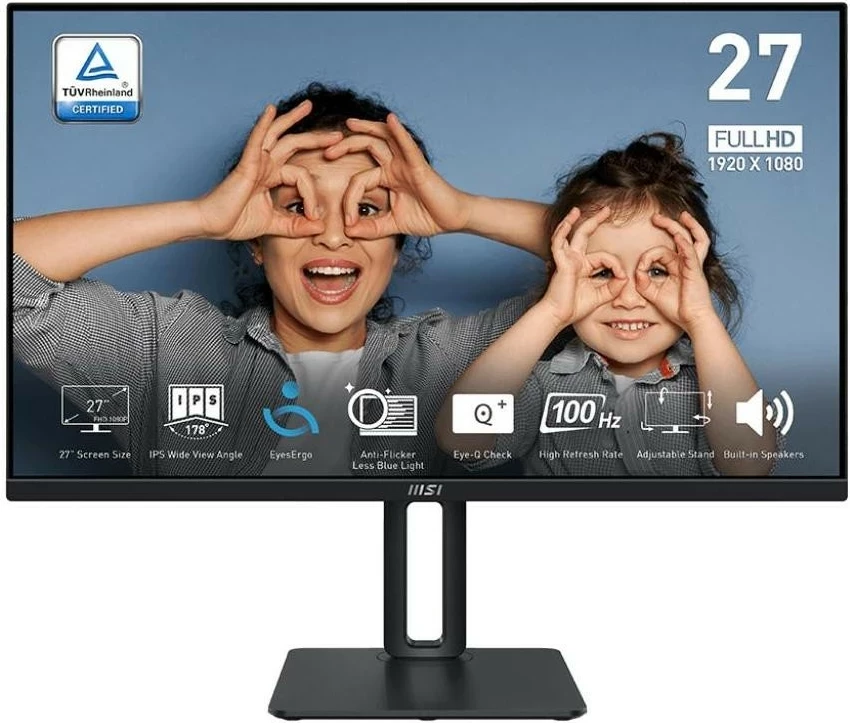 Monitor MSI PRO MP275P, 27 inç, Full HD, i zi