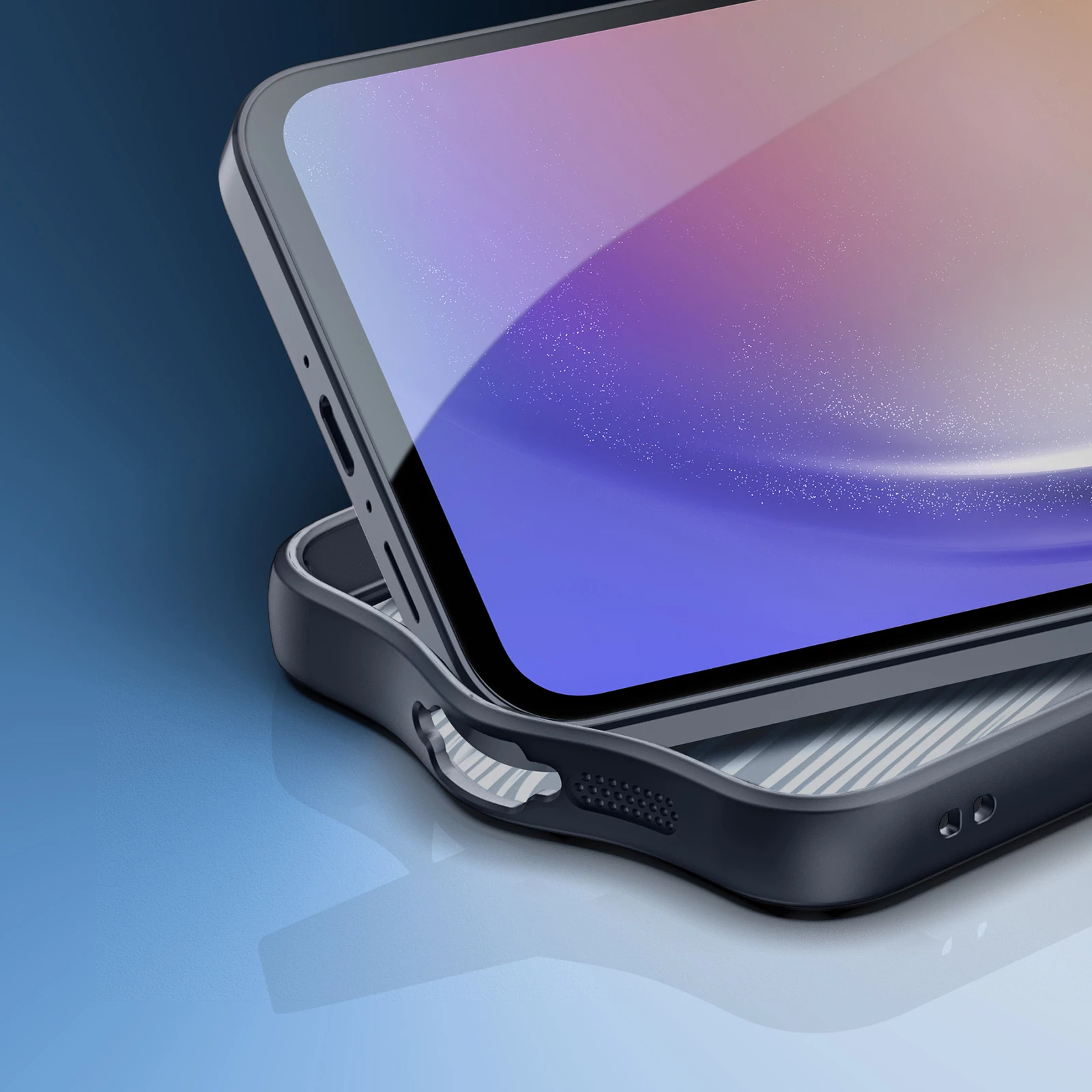 Mbështjellës Dux Ducis Aimo për Samsung Galaxy A55 5G, i zi