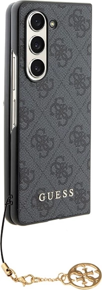 Mbështjellës Guess GUHCZFD5GF4GGR F946 për Samsung Galaxy Z Fold5, 4G Charms, Gri
