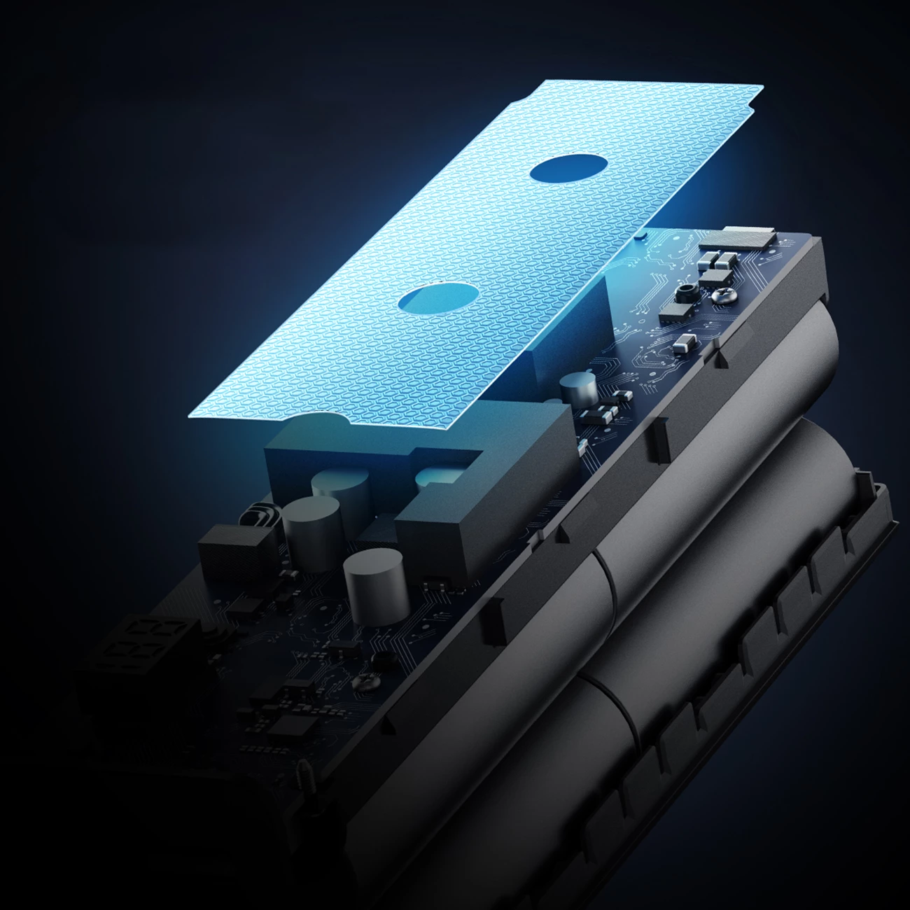 Powerbank Cuktech CUKP200XGLGR, 20000mAh, 100W, 2x USB-C, 1x USB-A, Gri