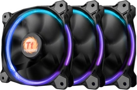 Set ventilatorësh Thermaltake Riing 14 LED, 3x140mm, RGB