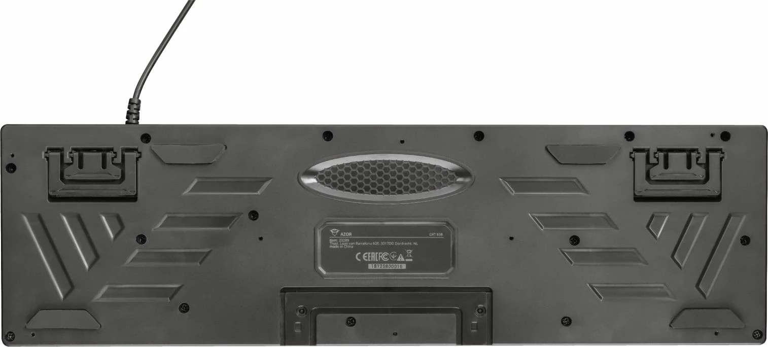 Set tastierë gaming + Maus Trust GXT 838 Azor 23472, me kabllo, RGB, 3000 DPI, e zezë