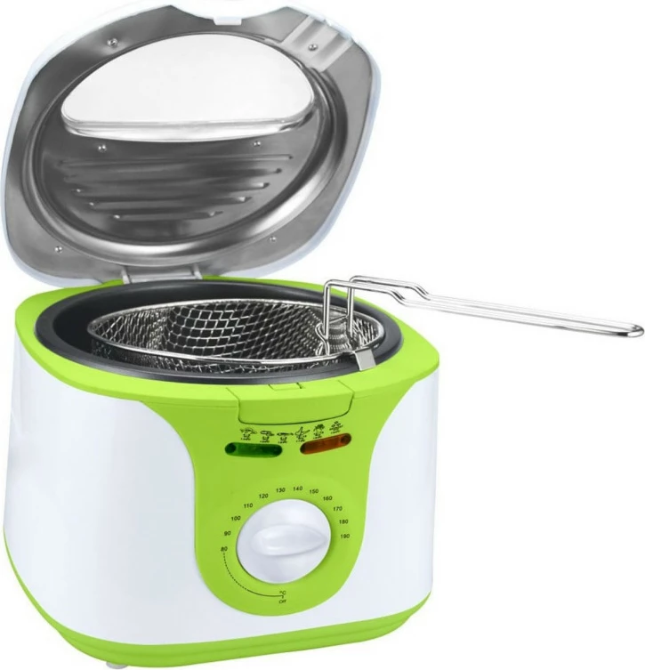 Fritezë elektrike Oliver Voltz OV51980A 2L 1300W, gjelbër/bardhë