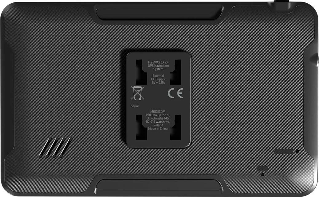 Navigacion GPS MODECOM FreeWAY CX 7.4 me iGO Navigation për kamion, 16 GB, E zezë