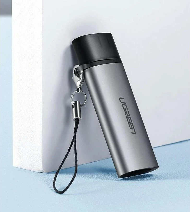 Lexues kartelash Ugreen USB-C, 2 slote, gri
