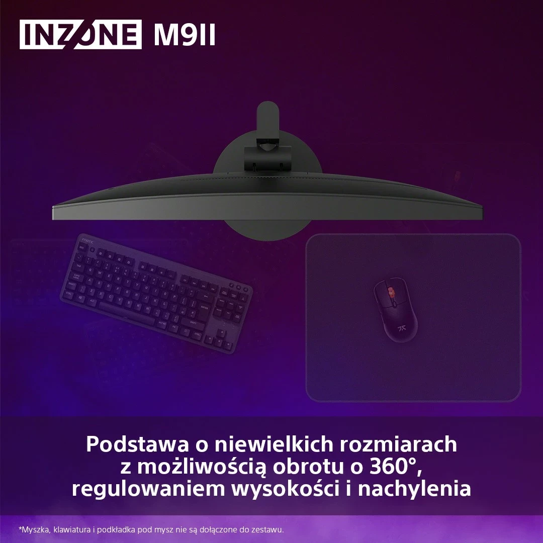 Monitor Sony INZONE M9II, 27", 4K, IPS, 160Hz, HDR, e zezë