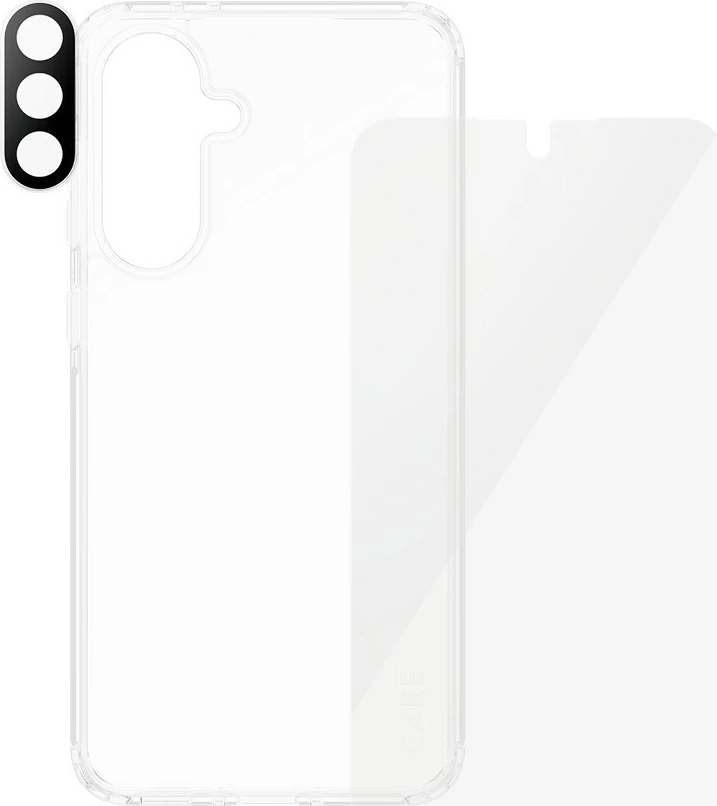 Mbështjellës PanzerGlass për Samsung Galaxy A56 5G, set 3-në-1, transparent