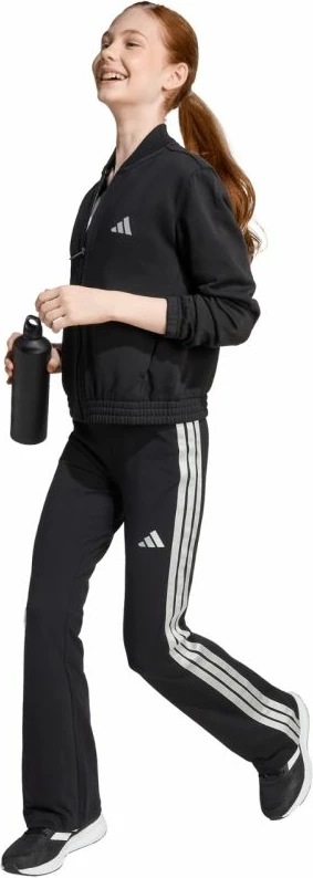 Trenerka për vajza adidas, e zezë