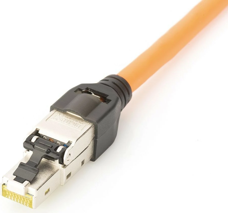 Plug modular RJ45 Digitus DN-93631, Category 6A, STP, 10GbE, PoE+, metal, pa vegla, me kapak