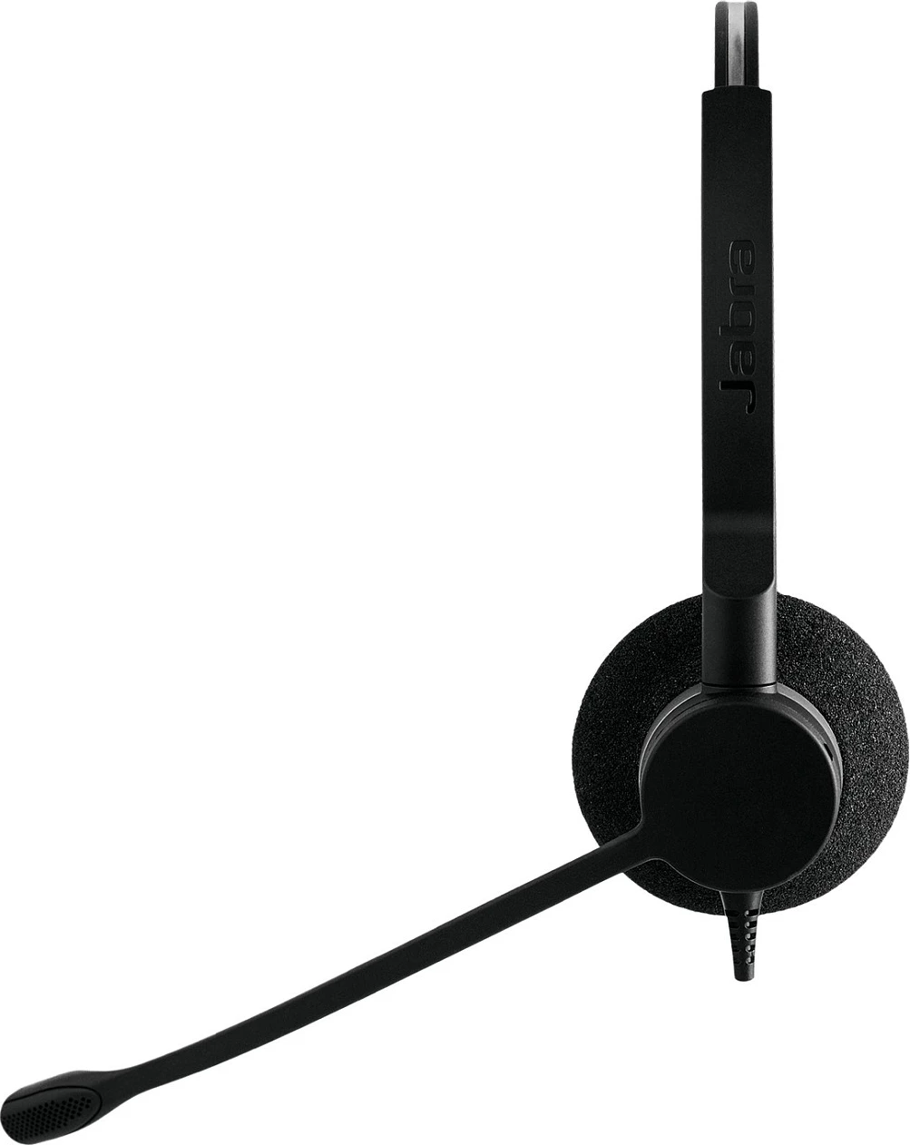 Kufje Jabra BIZ 2300 QD DUO, me mikrofon, lidhje me kabllo, ngjyrë e zezë