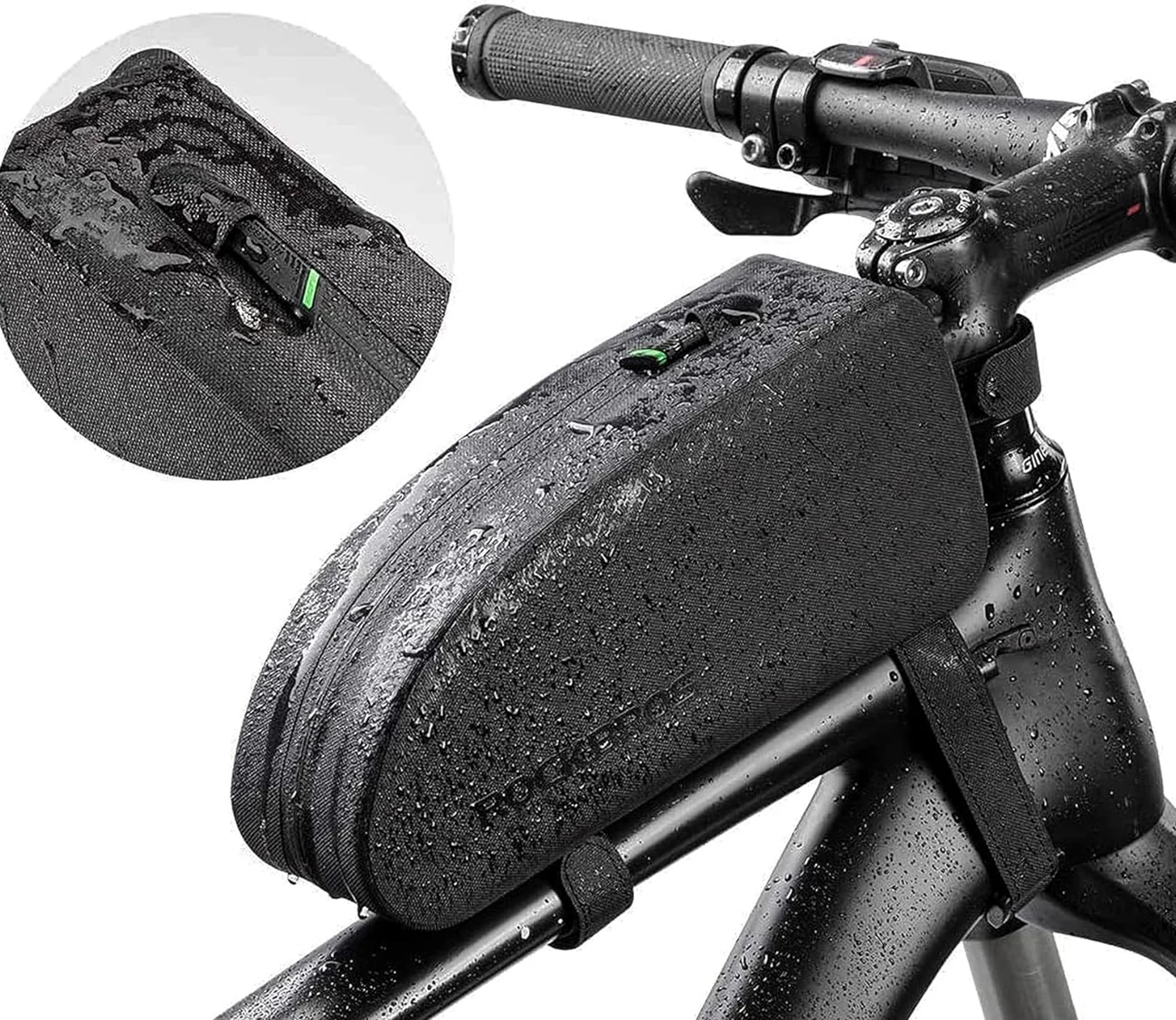 Çantë kornize për biçikletë Rockbros AS-019, 1.5L, e zezë