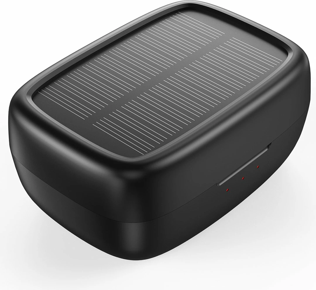 Kufje wireless TWS Choetech BH-T09 me panel diellor, të zeza