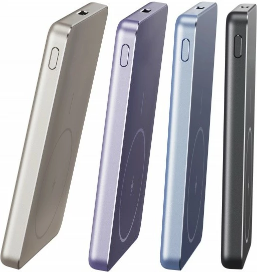 Bateri e jashtme, XIAOMI, Super Slim Magnetic 5000 (71819), 5000 mAh, USB-C 3 A, magnetike, e zezë