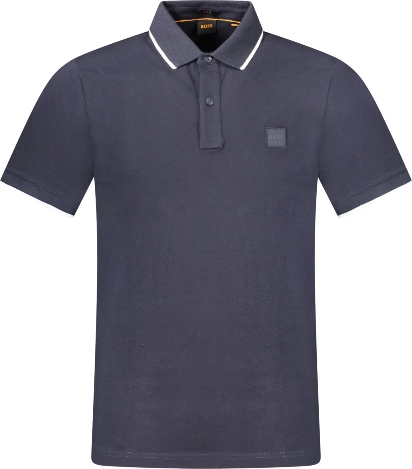 Maicë polo për meshkuj BOSS, blu