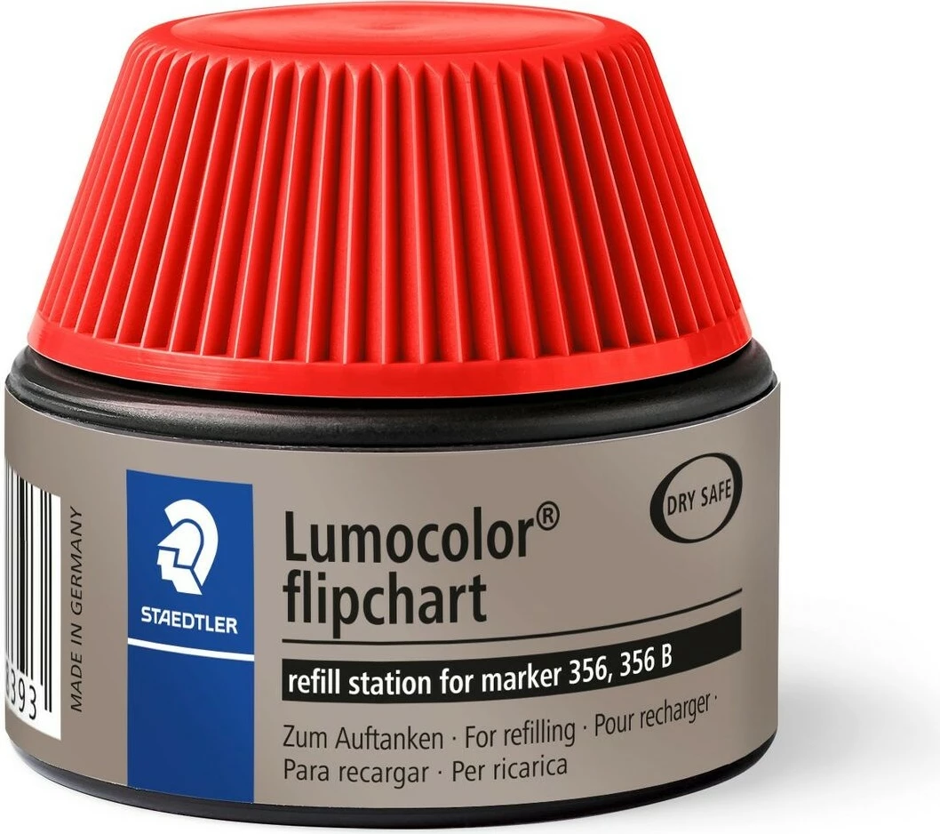Stacion rimbushjeje STAEDTLER Lumocolor 488 56-2, 30ml, për marker 356/356 B, kuqe