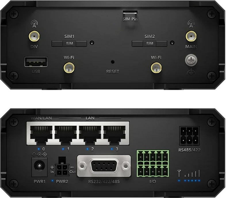 Kasë router CUDY IR04_EU, 4G LTE, Wi-Fi 4, Industriale, E zezë