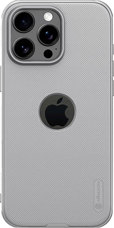 Mbështjellës Nillkin Super Frosted Shield Pro për iPhone 16 Pro Max, Gri