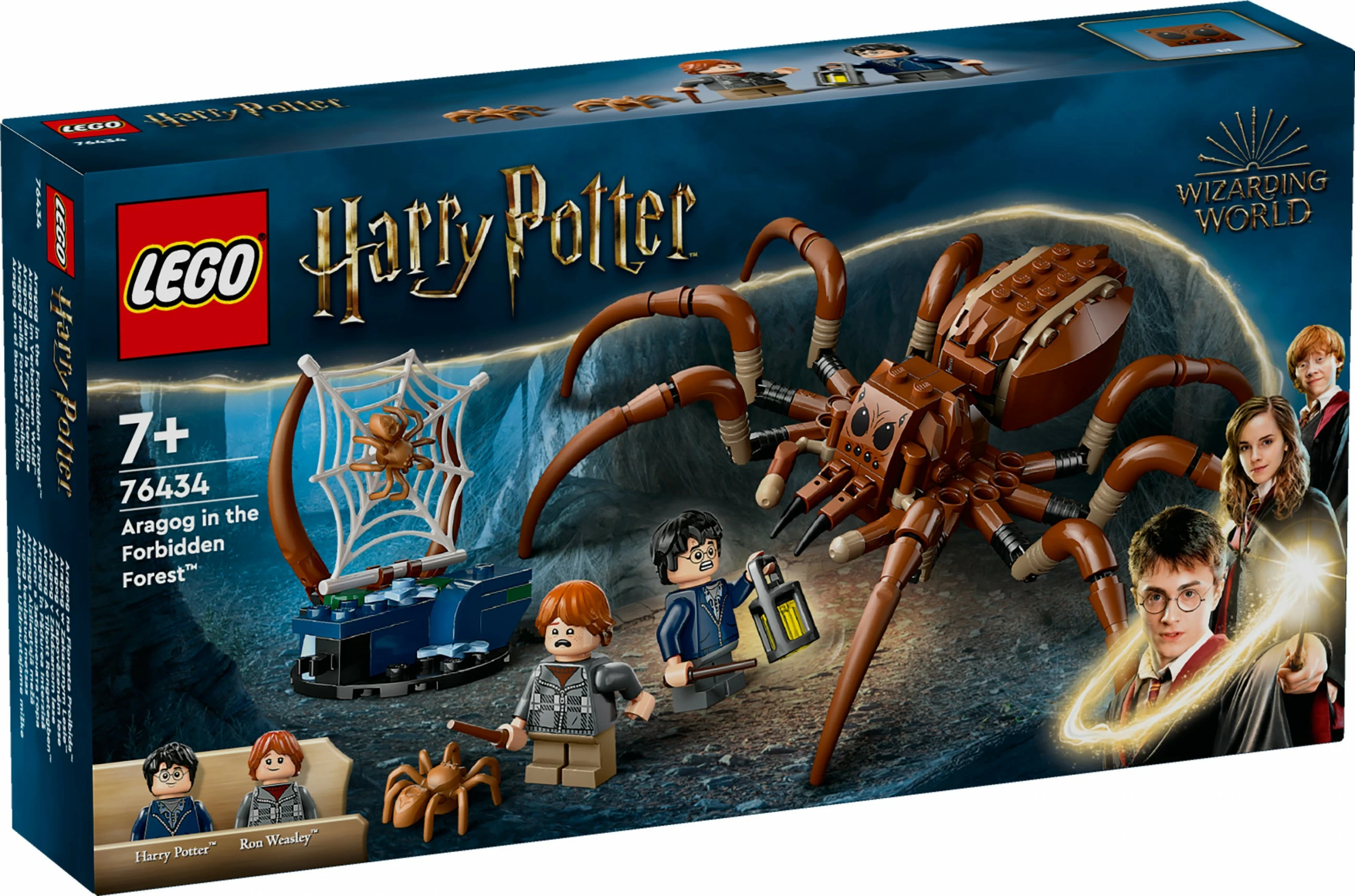 Set ndërtimi LEGO Harry Potter Aragog në Pyllin e Ndaluar, 195 pjesë, Multingjyrësh