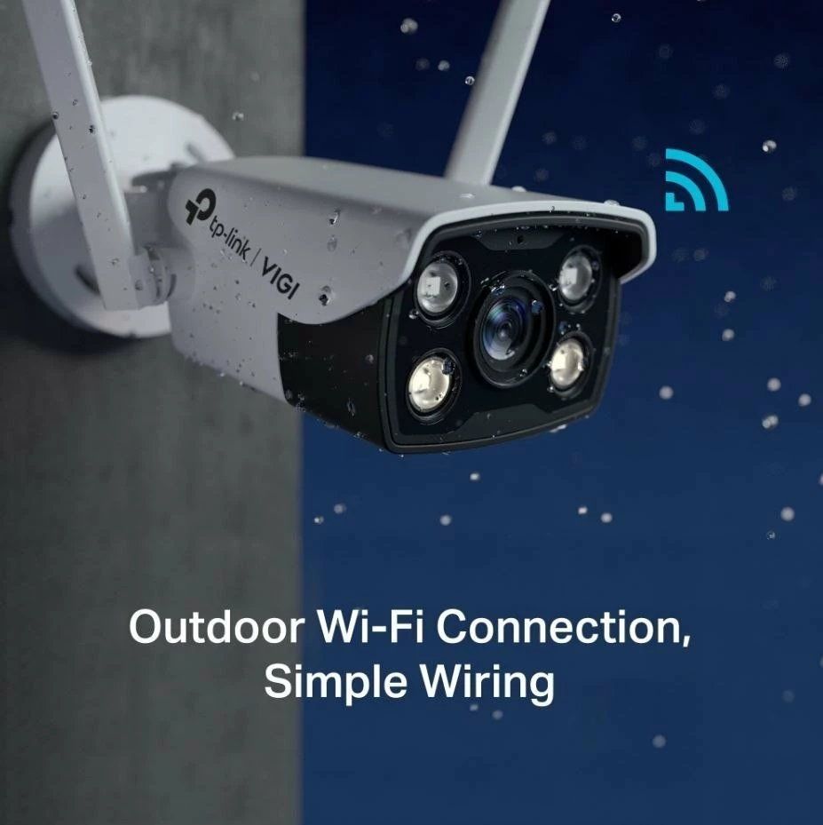 Kamerë IP TP-Link VIGI C340-W 4MP Wi‑Fi, IP66, e bardhë, 1 copë