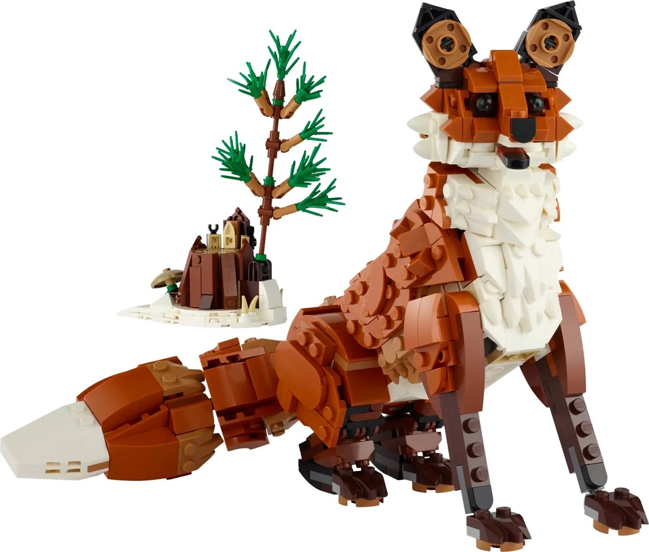 Set LEGO Creator 3-in-1 31154 Kafshët e pyllit: Dhelpra e kuqe