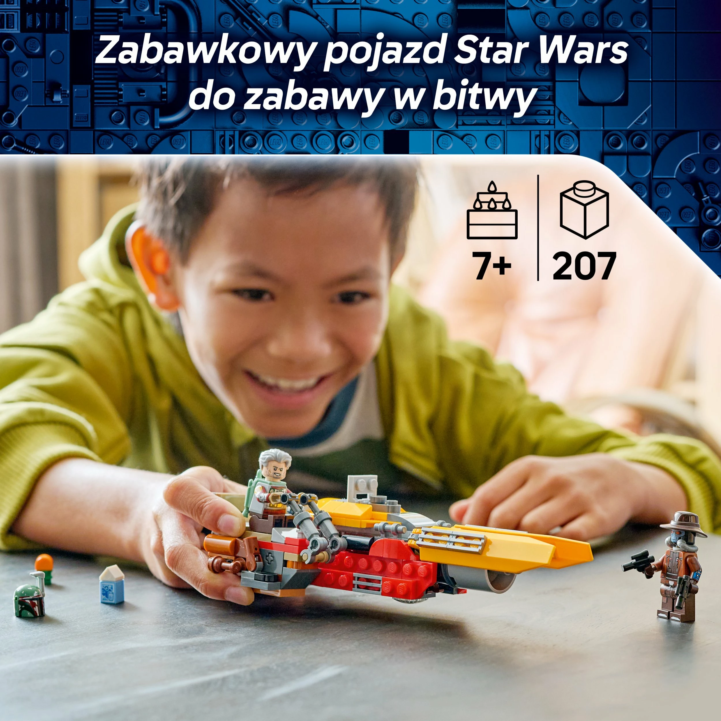 Set LEGO Star Wars Cobb Vanth’s Speeder 75437, 207 copë, 7+
