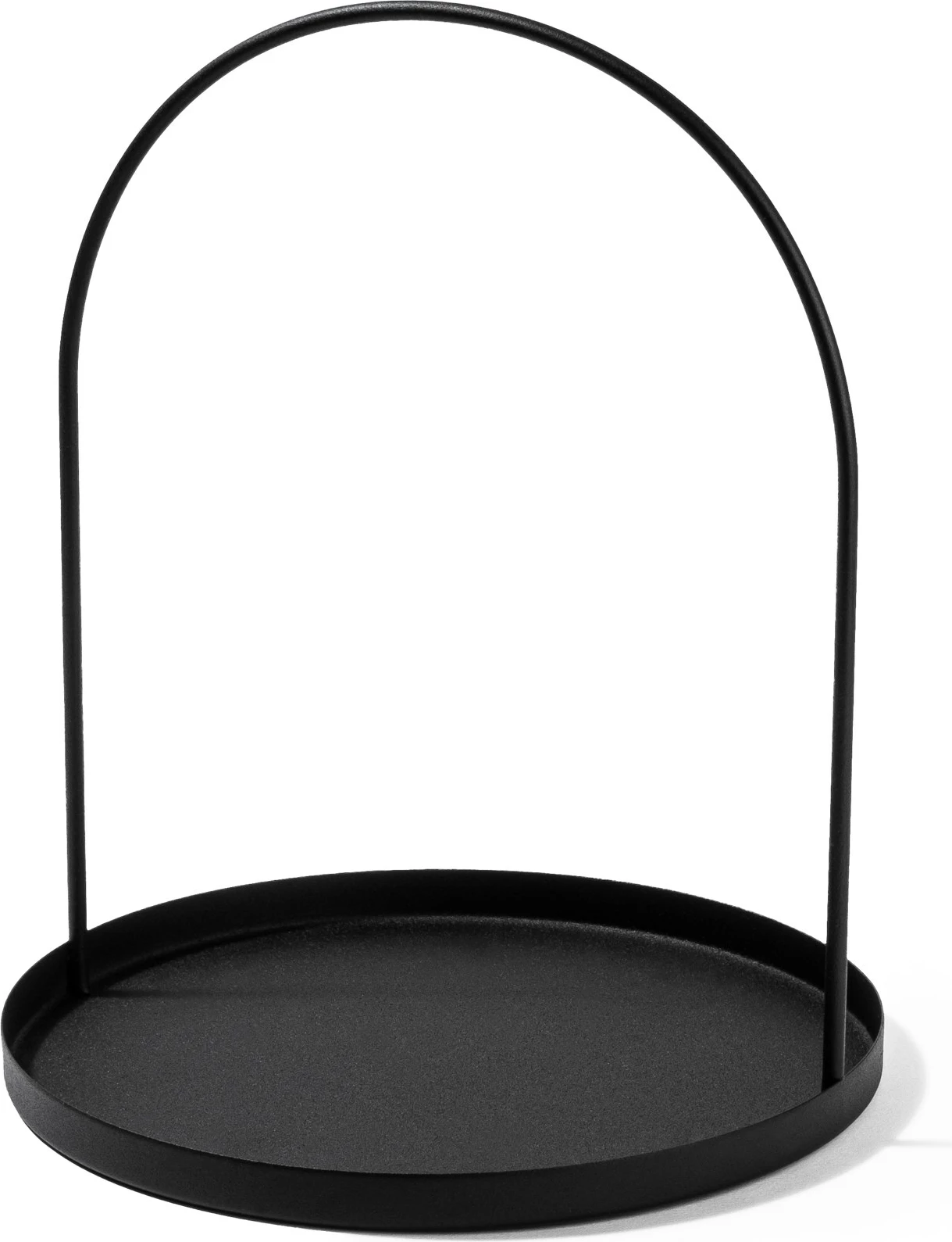 Aksesor dekorativ metalik, dizajn Aberto, ngjyrë e zezë, Kos