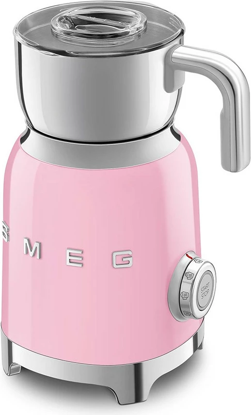 Shkumues qumështi SMEG 50's Style, rozë