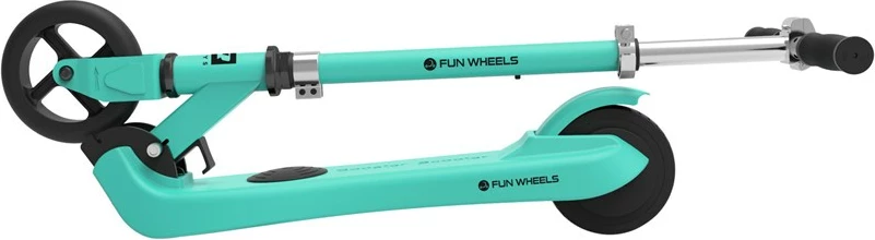 Trotinet elektrik Rebel FUN WHEELS, 100 W, 2 Ah, 25.2 V, Kaltër